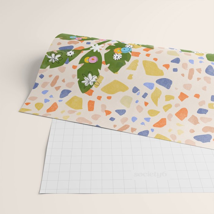Bathing with Plants Wrapping Paper Gallery Image 2