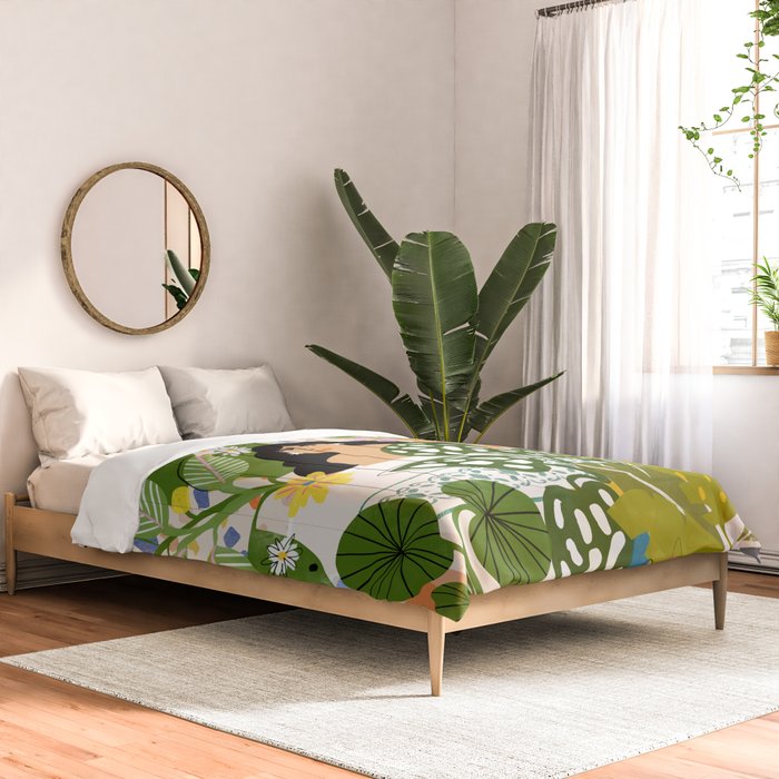 Bathing with Plants Comforter Gallery Image 2