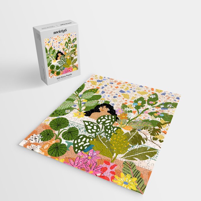 Bathing with Plants Jigsaw Puzzle Gallery Image 2