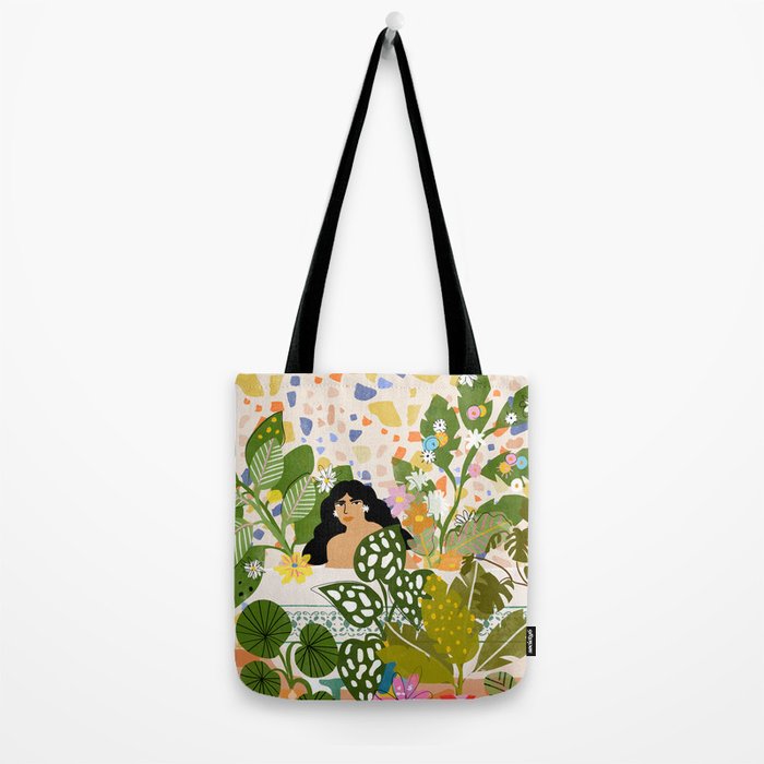 Bathing with Plants Tote Bag Gallery Image 2
