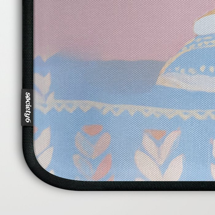 Dreaming Tiger Botanical Bliss Laptop Sleeve Gallery Image 3