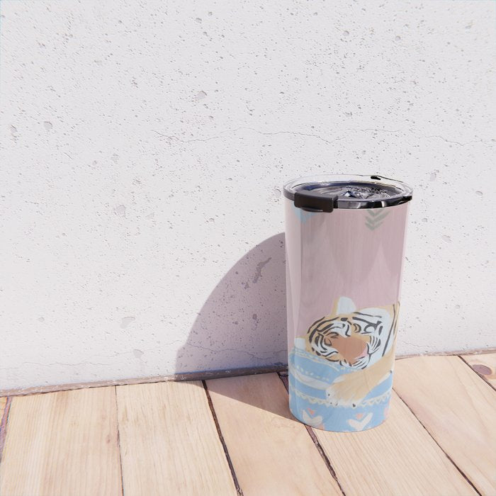 Dreaming Tiger Botanical Bliss Travel Mug Gallery Image 4