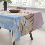 Dreaming Tiger Botanical Bliss Tablecloth Gallery Image 3