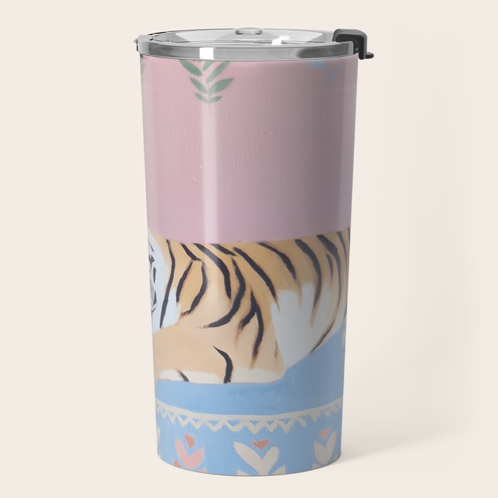 Dreaming Tiger Botanical Bliss Travel Mug Gallery Image 2