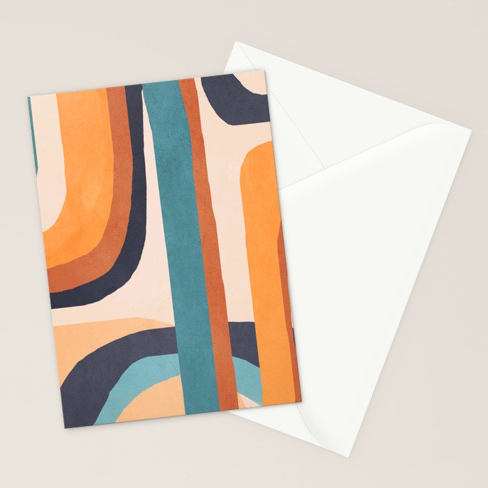 Modern Abstract Art 7 Stationery Card Gallery Image 2