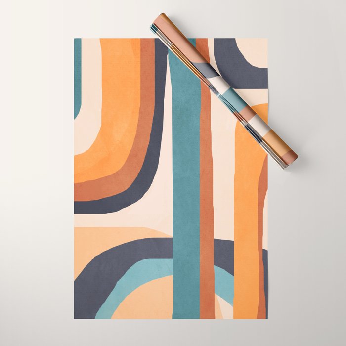 Modern Abstract Art 7 Wrapping Paper Gallery Image 1
