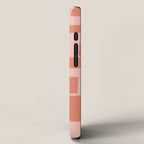 Abstract in tomato red and pink iPhone Case Gallery Image 2