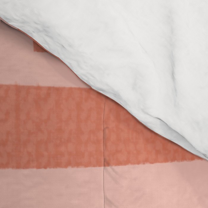 Abstract in tomato red and pink Comforter Gallery Image 4
