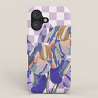 Modern artistic flowery tropical iPhone Case Gallery Image 1