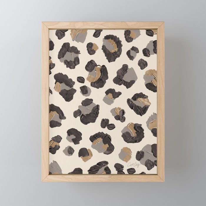 Leopard Print â Neutral Mini Art Print Gallery Image 1