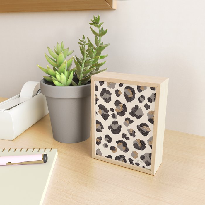 Leopard Print â Neutral Mini Art Print Gallery Image 2