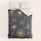 Firework display doodle art pattern Comforter Gallery Image 6