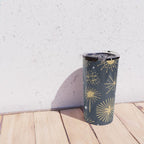 Firework display doodle art pattern Travel Mug Gallery Image 4