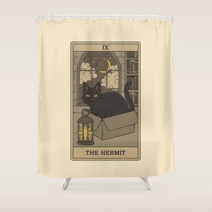 The Hermit Shower Curtain Gallery Image 1