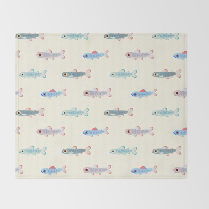 Trouts Throw Blanket Gallery Image 2
