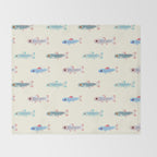 Trouts Throw Blanket Gallery Image 2