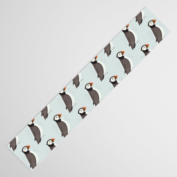Atlantic Puffin, Bird of United Kingdom Table Runner Gallery Image 3