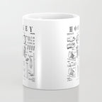 Ice Hockey Player Winter Sport Vintage Patent Print Coffee Mug Gallery Image 4