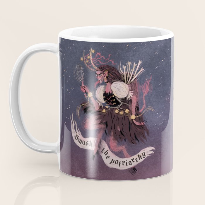 Krampus â Smash the Patriarchy Coffee Mug Gallery Image 3