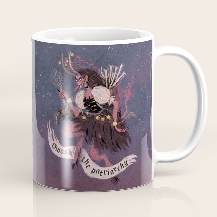 Krampus â Smash the Patriarchy Coffee Mug Gallery Image 1