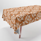 Black Forest flowers terracotta Tablecloth Gallery Image 1