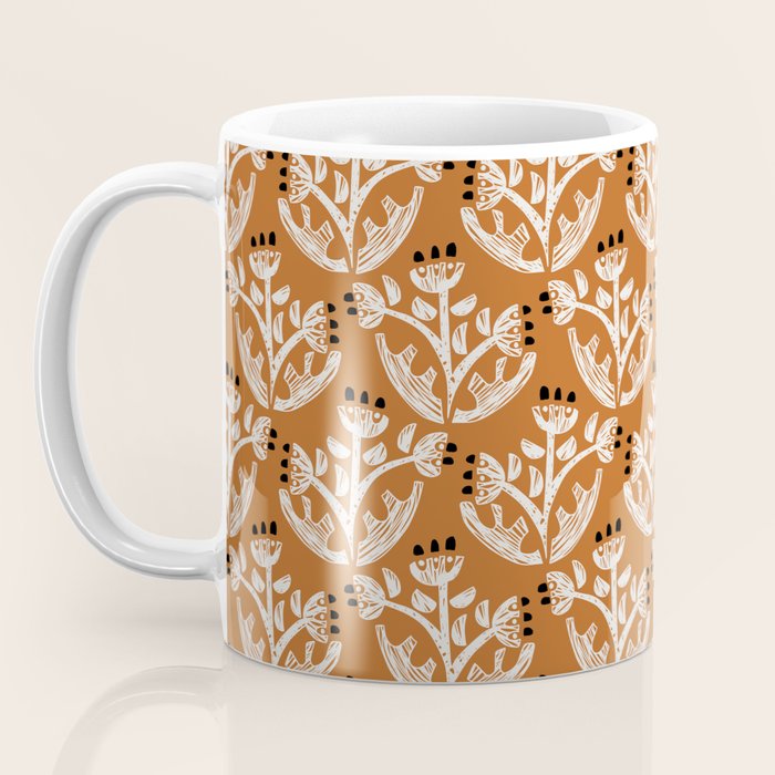Black Forest flowers terracotta Coffee Mug Gallery Image 3
