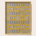 Handcut Geometry - Mustard Serving Tray Gallery Image 1