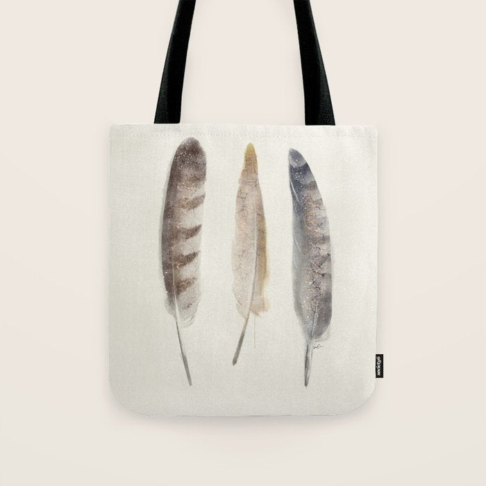 free wild feathers Tote Bag Gallery Image 1