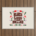 Black Lives Matter Outdoor Rug Gallery Image 1