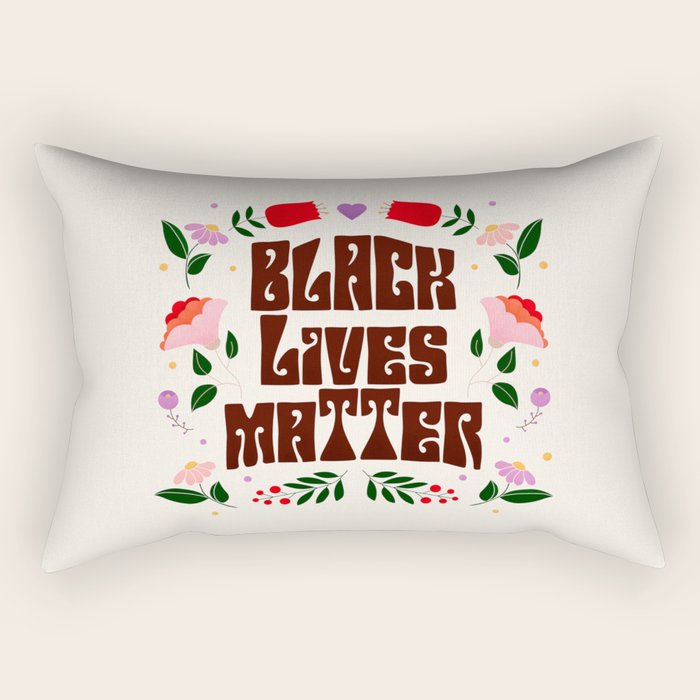 Black Lives Matter Rectangular Pillow Gallery Image 2