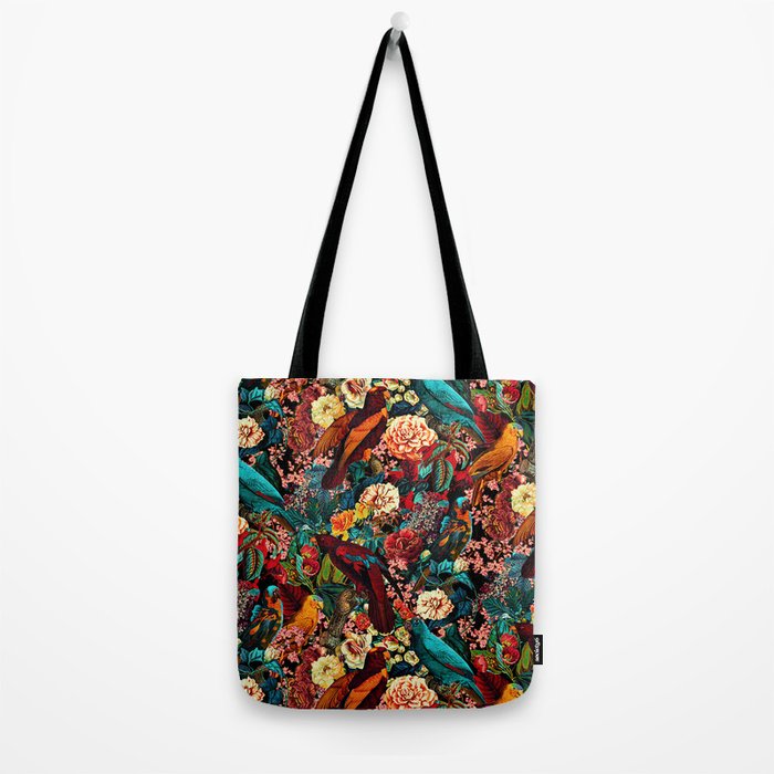 FLORAL AND BIRDS XVII Tote Bag Gallery Image 2