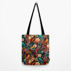 FLORAL AND BIRDS XVII Tote Bag Gallery Image 2