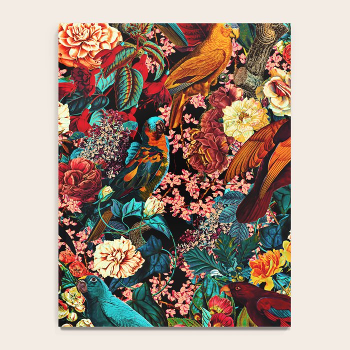 FLORAL AND BIRDS XVII Notebook Gallery Image 4
