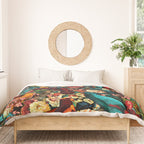 FLORAL AND BIRDS XVII Duvet Cover Gallery Image 3