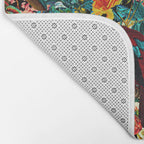 FLORAL AND BIRDS XVII Bath Mat Gallery Image 2