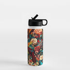 FLORAL AND BIRDS XVII Water Bottle Gallery Image 1