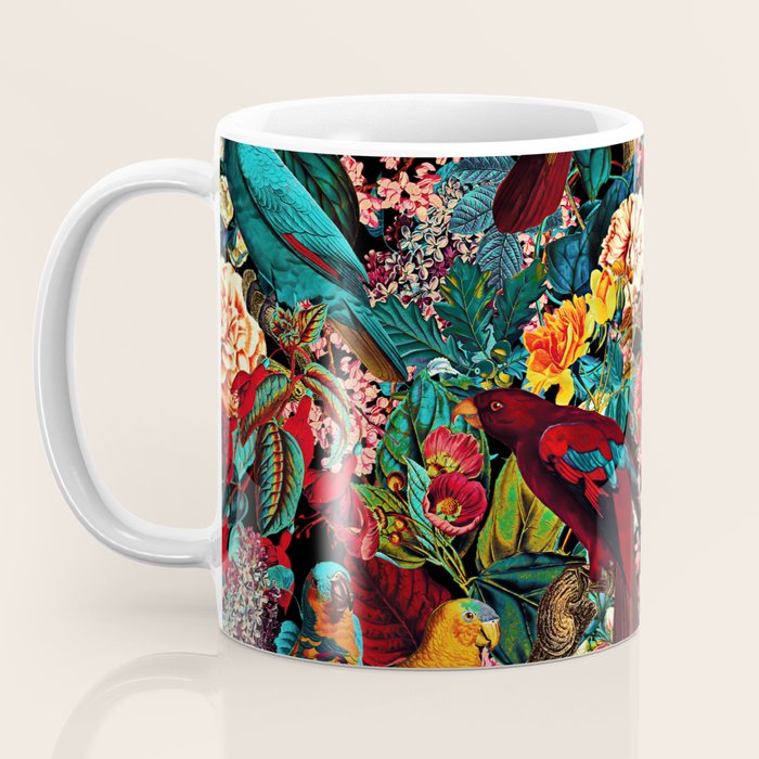 FLORAL AND BIRDS XVII Coffee Mug Gallery Image 3