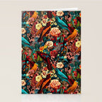 FLORAL AND BIRDS XVII Stationery Card Gallery Image 2
