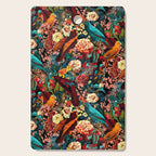 FLORAL AND BIRDS XVII Cutting Board Gallery Image 1
