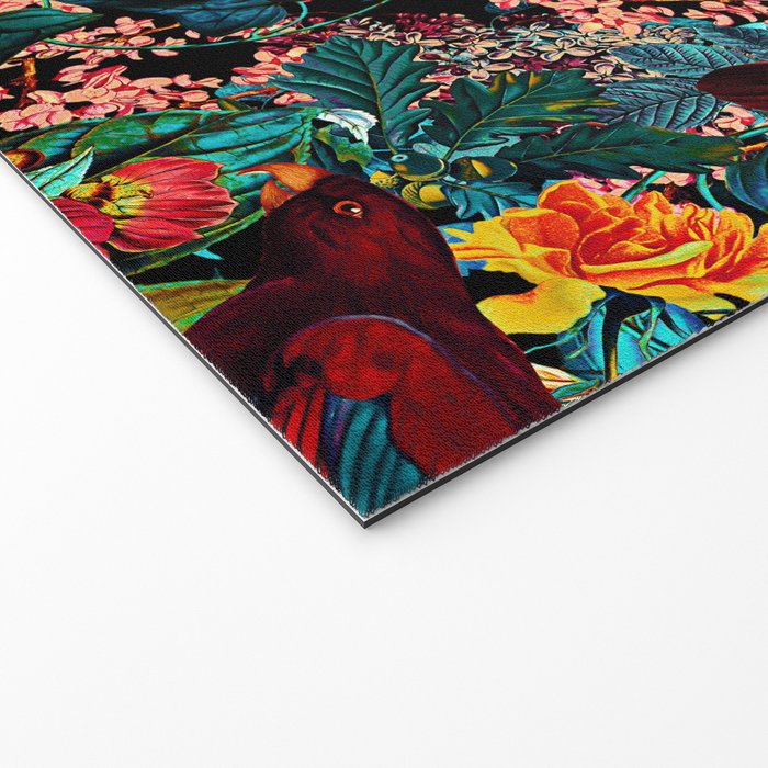 FLORAL AND BIRDS XVII Welcome Mat Gallery Image 2