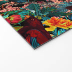 FLORAL AND BIRDS XVII Welcome Mat Gallery Image 2