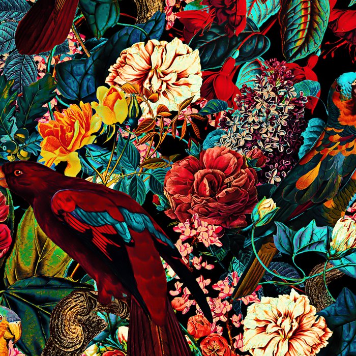 FLORAL AND BIRDS XVII Coffee Mug Gallery Image 2