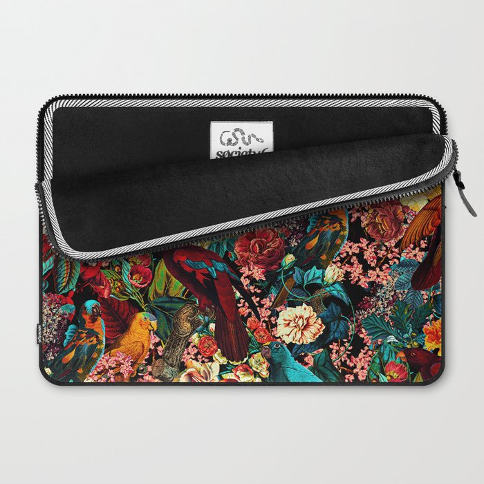 FLORAL AND BIRDS XVII Laptop Sleeve Gallery Image 2