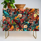 FLORAL AND BIRDS XVII Credenza Gallery Image 1