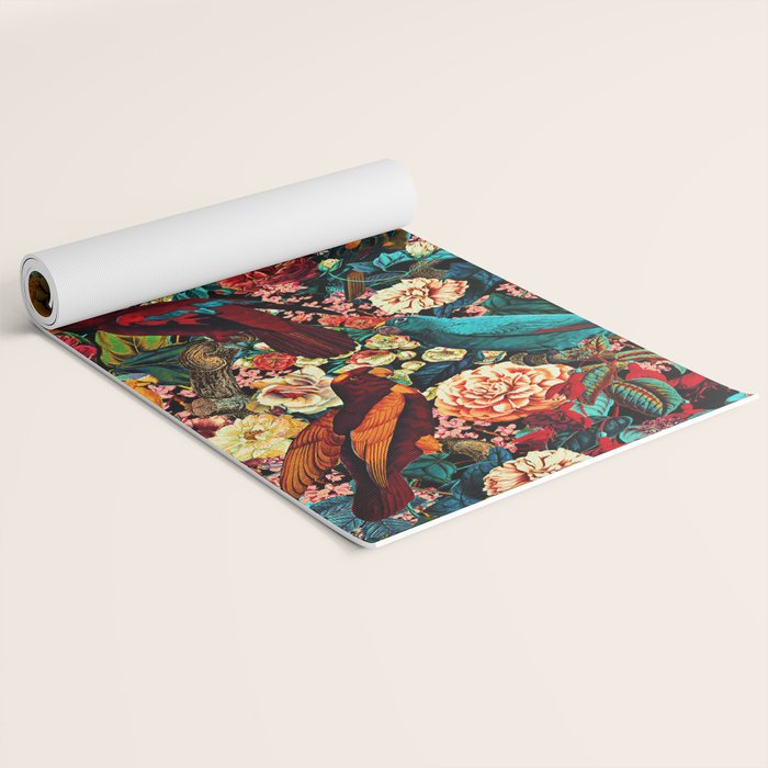 FLORAL AND BIRDS XVII Yoga Mat Gallery Image 2