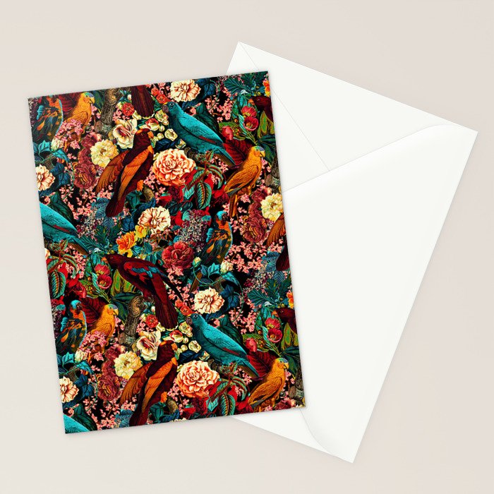 FLORAL AND BIRDS XVII Stationery Card Gallery Image 2
