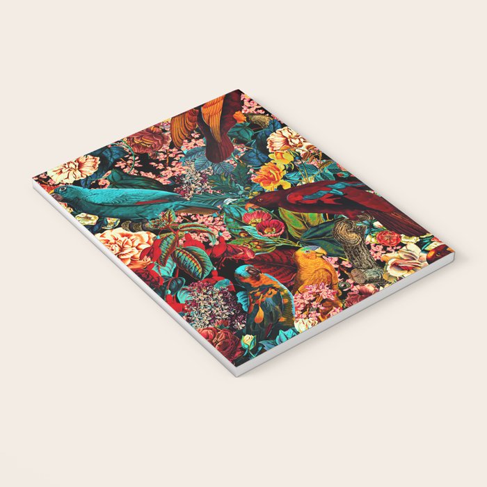 FLORAL AND BIRDS XVII Notebook Gallery Image 3