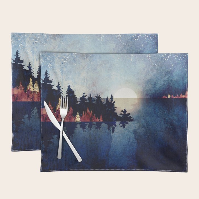 Autumn Moon Reflection Placemat Gallery Image 1