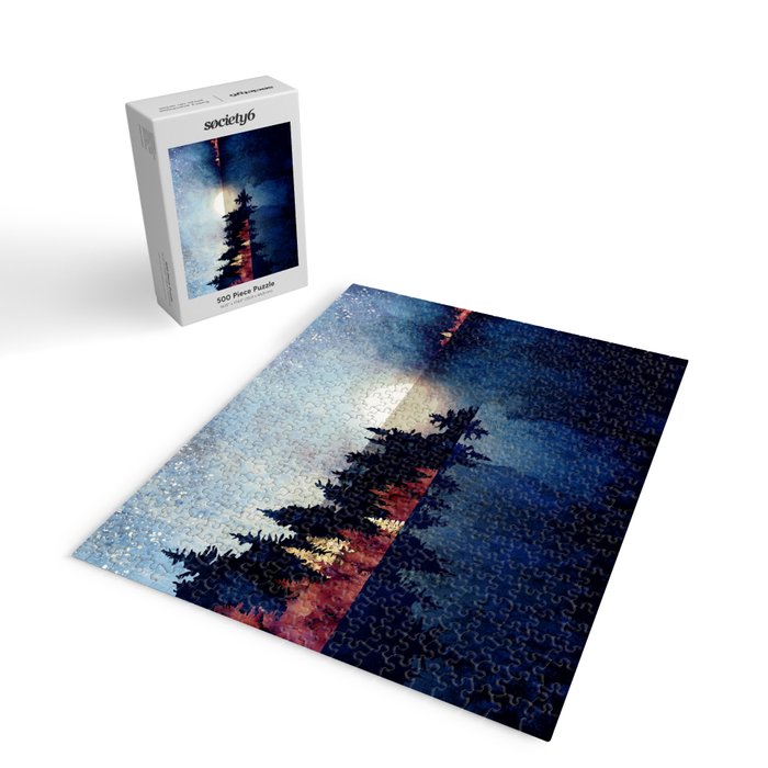 Autumn Moon Reflection Jigsaw Puzzle Gallery Image 2