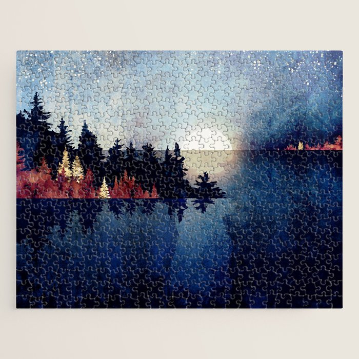 Autumn Moon Reflection Jigsaw Puzzle Gallery Image 1